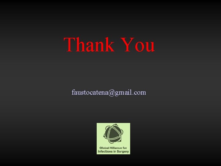 Thank You faustocatena@gmail. com 