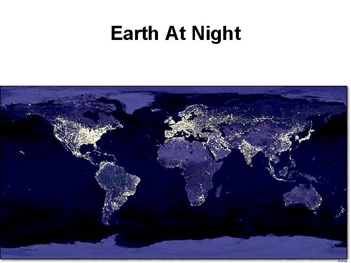 Earth At Night 