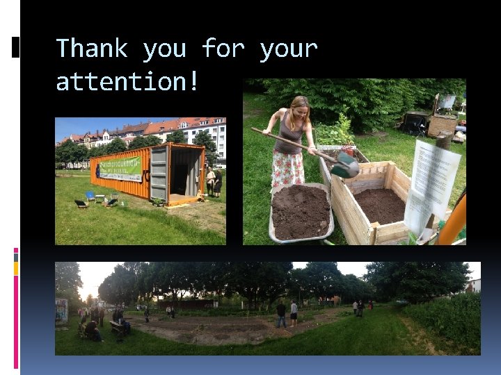 Thank you for your attention! 