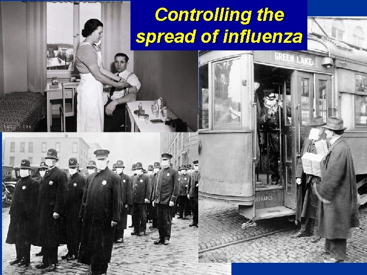 Controlling the spread of influenza 