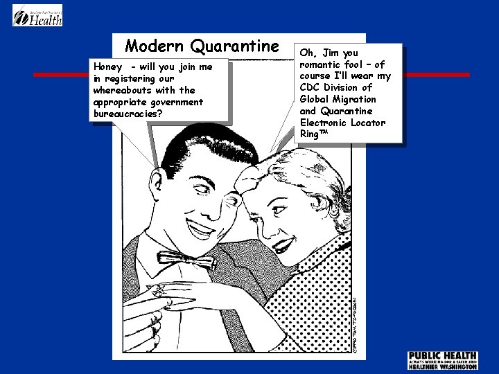 Modern Quarantine Honey - will you join me in registering our whereabouts with the