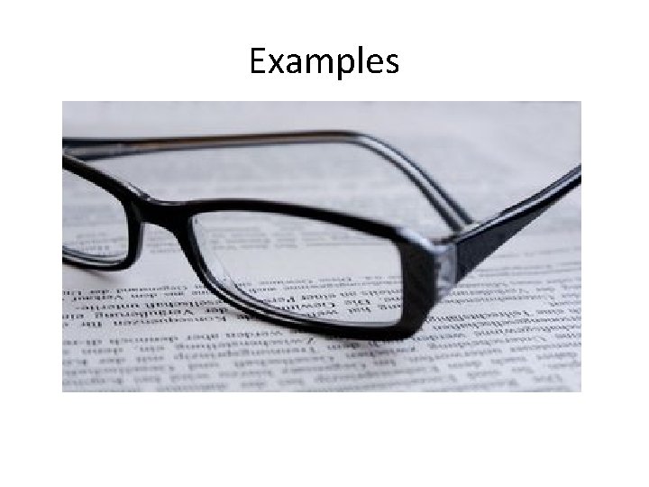 Examples 