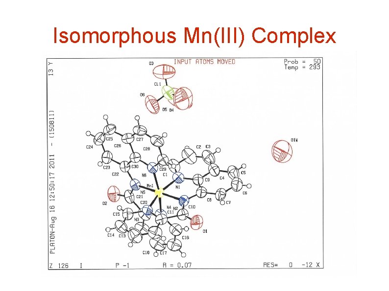 Isomorphous Mn(III) Complex 