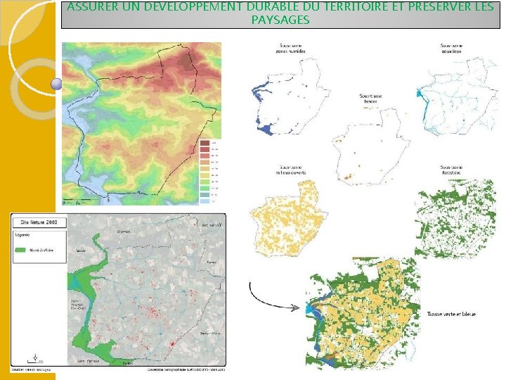 ASSURER UN DEVELOPPEMENT DURABLE DU TERRITOIRE ET PRESERVER LES PAYSAGES 