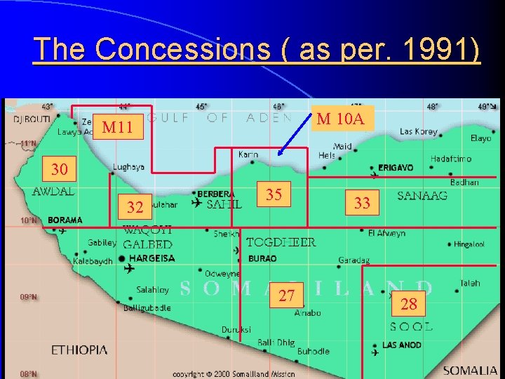 The Concessions ( as per. 1991) M 10 A M 11 30 32 35