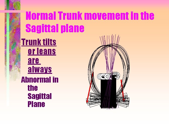 Normal Trunk movement in the Sagittal plane Trunk tilts or leans are always Abnormal