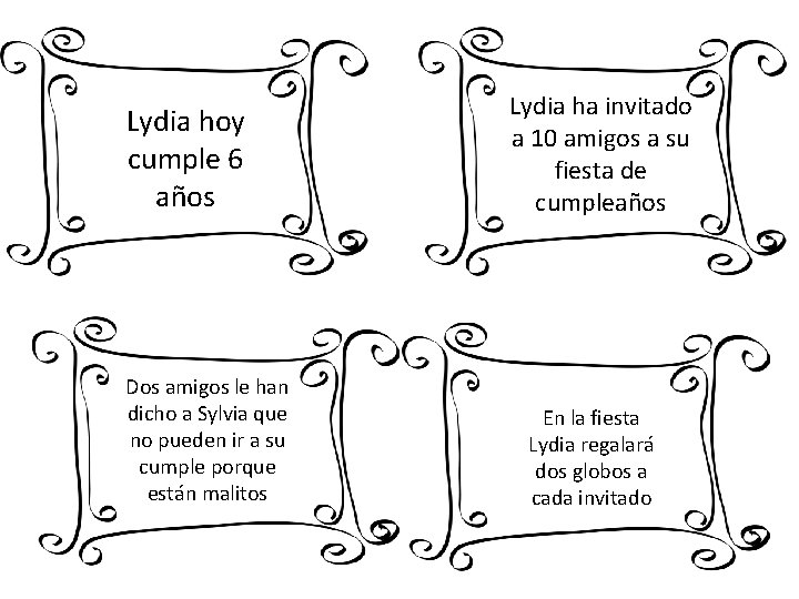 Lydia hoy cumple 6 años Dos amigos le han dicho a Sylvia que no