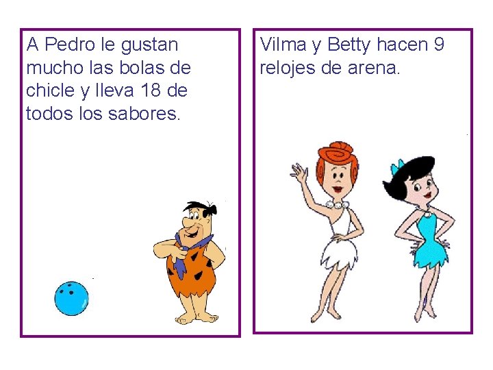 A Pedro le gustan mucho las bolas de chicle y lleva 18 de todos