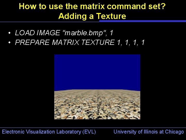 Dark BASIC Matrix Command Set CS 426 Chautauqua