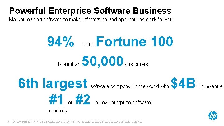 Powerful Enterprise Software Business Market-leading software to make information and applications work for you