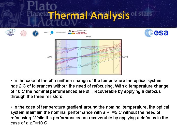 Thermal Analysis • In the case of the of a uniform change of the