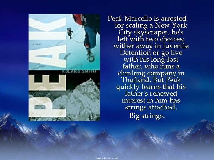 Peak Marcello is arrested for scaling a New York City skyscraper, he's left with