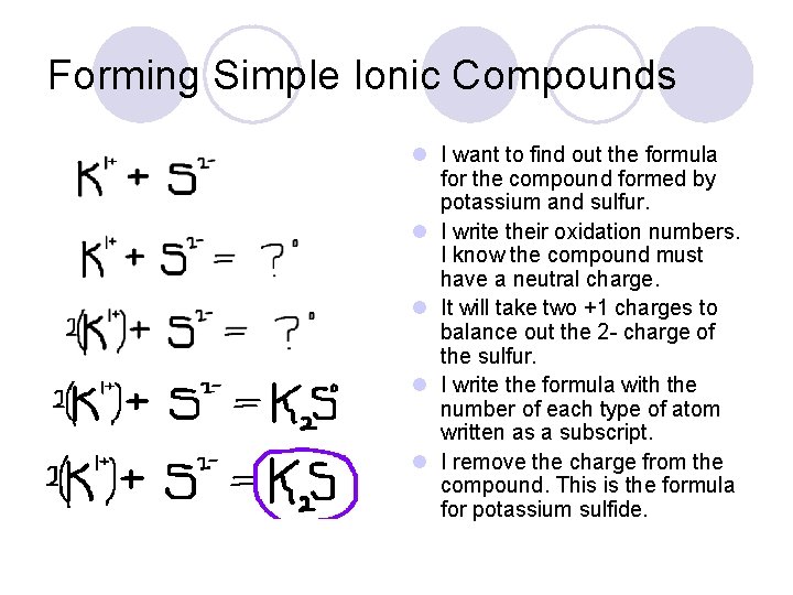 Forming Simple Ionic Compounds l I want to find out the formula for the