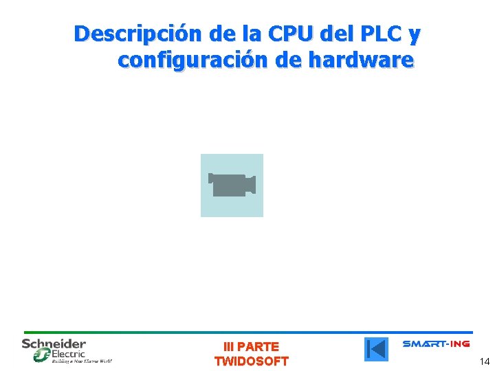 Descripción de la CPU del PLC y configuración de hardware III PARTE TWIDOSOFT 14