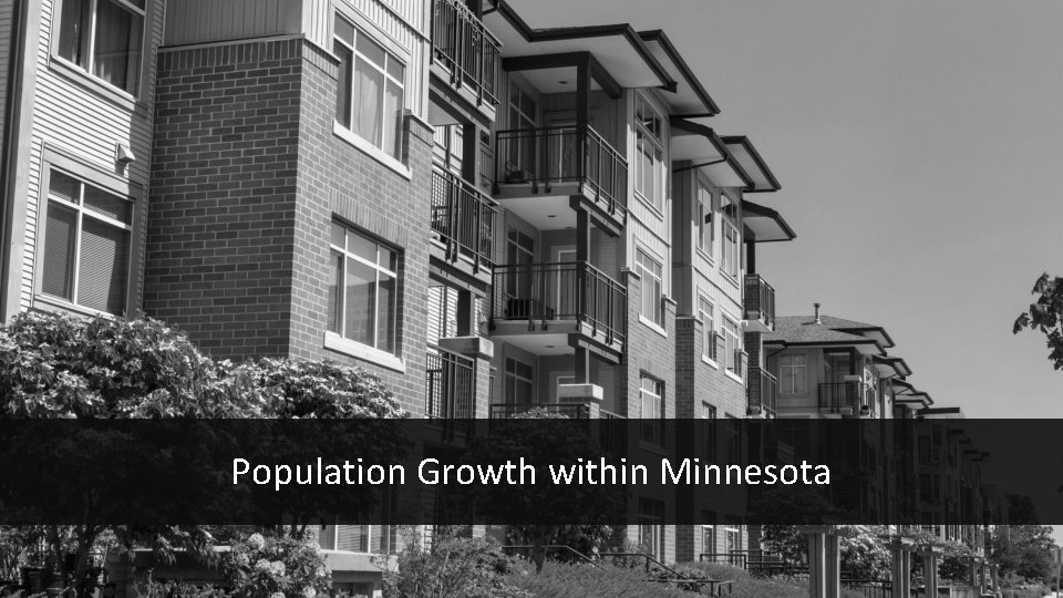 Population Growth within Minnesota 