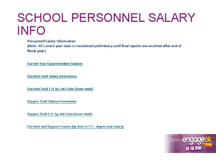 SCHOOL PERSONNEL SALARY INFO 