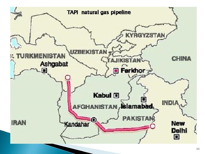 TAPI natural gas pipeline 11 