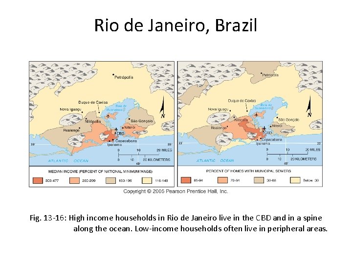 Rio de Janeiro, Brazil Fig. 13 -16: High income households in Rio de Janeiro