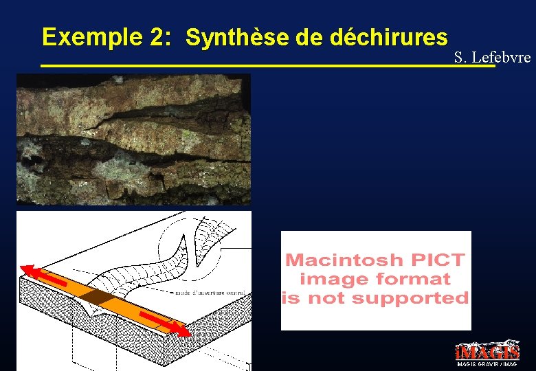 Exemple 2: Synthèse de déchirures S. Lefebvre i. MAGIS-GRAVIR / IMAG 