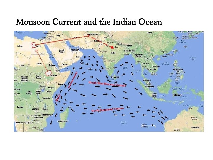 Monsoon Current and the Indian Ocean 