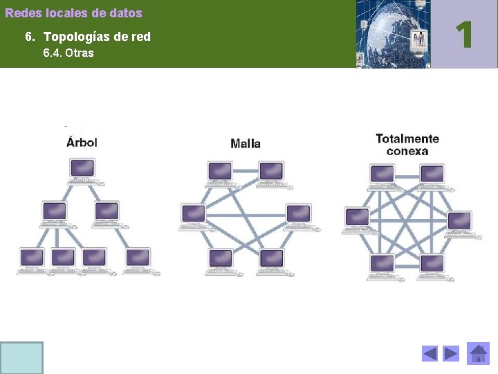 Redes locales de datos 6. Topologías de red 6. 4. Otras 