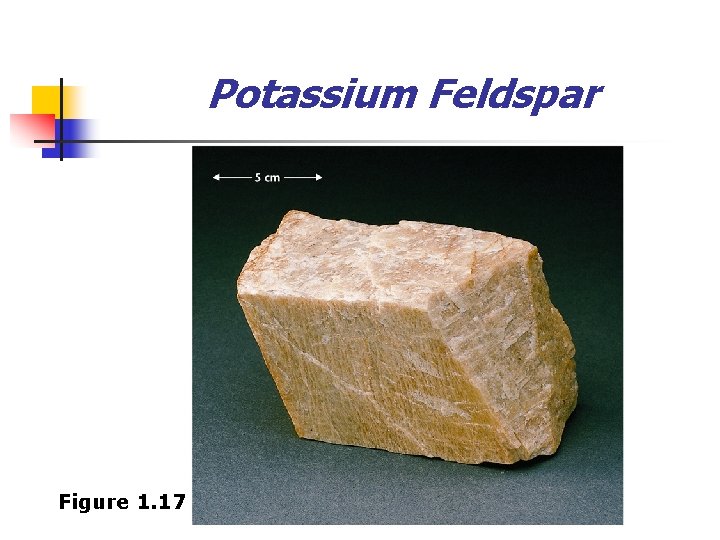 Potassium Feldspar Figure 1. 17 