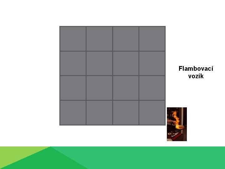 Flambovací vozík 