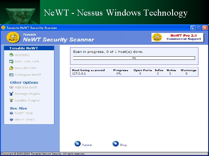 Ne. WT - Nessus Windows Technology 