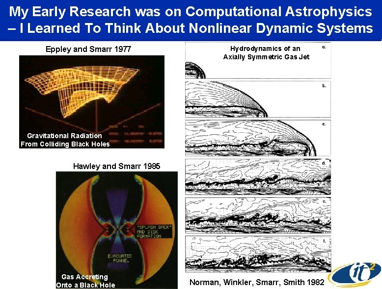My Early Research was on Computational Astrophysics – I Learned To Think About Nonlinear
