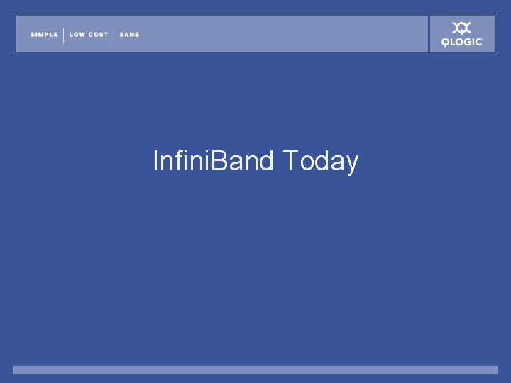 Infini. Band Today 