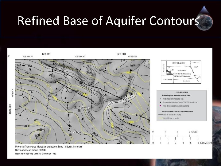 Refined Base of Aquifer Contours 