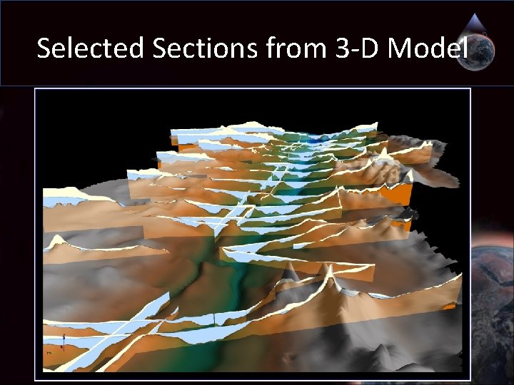 Selected Sections from 3 -D Model 
