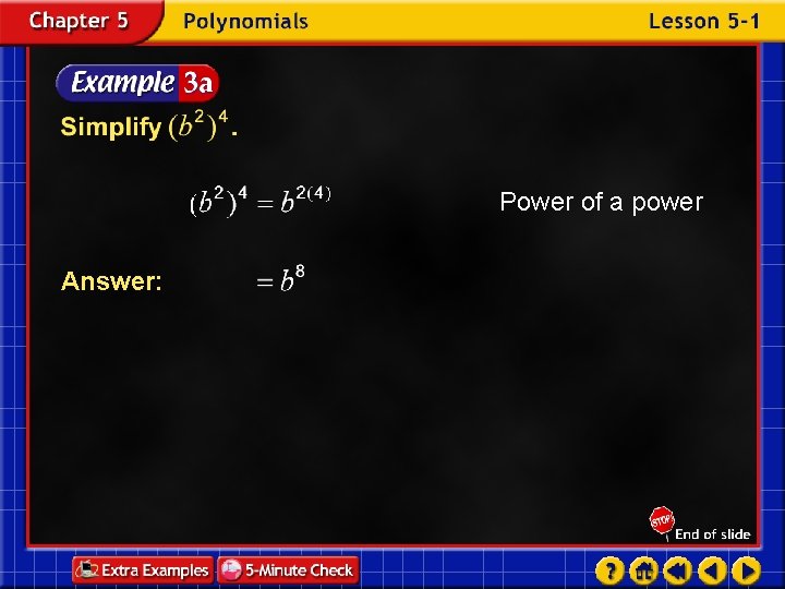 Power of a power Answer: 