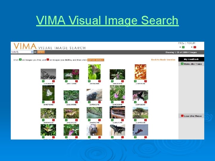 VIMA Visual Image Search 