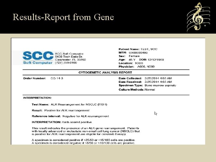 Results-Report from Gene 