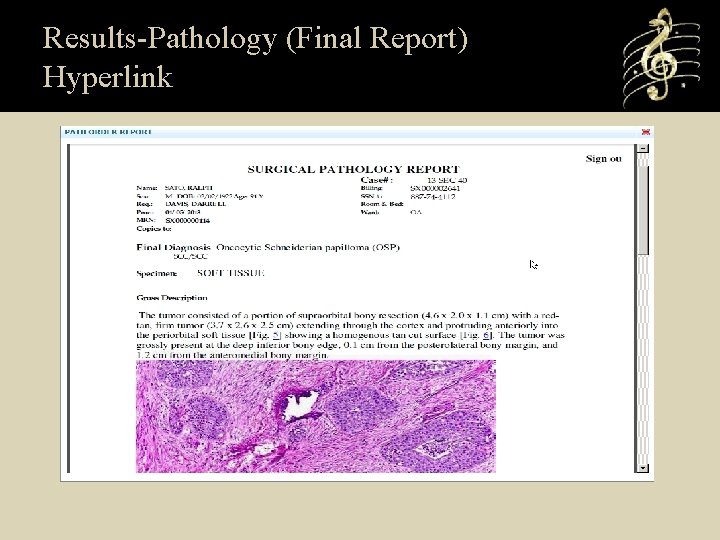 Results-Pathology (Final Report) Hyperlink 
