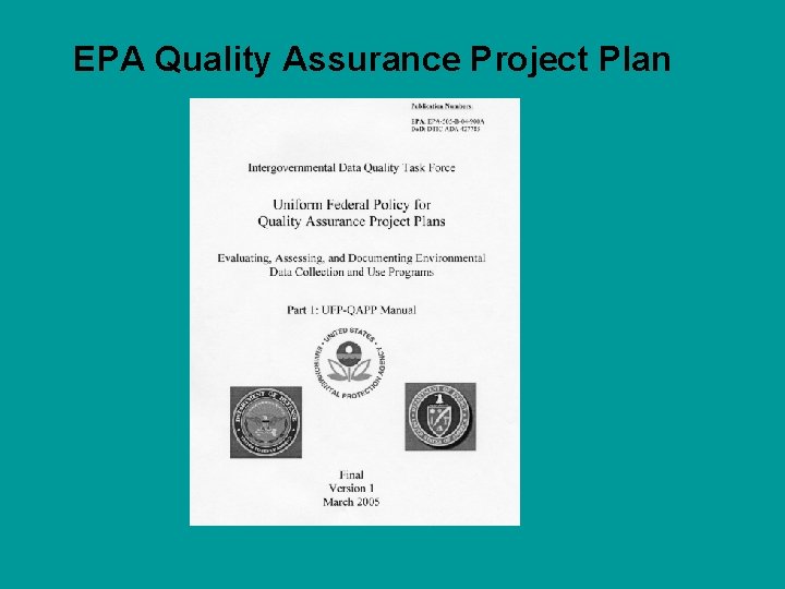EPA Quality Assurance Project Plan 