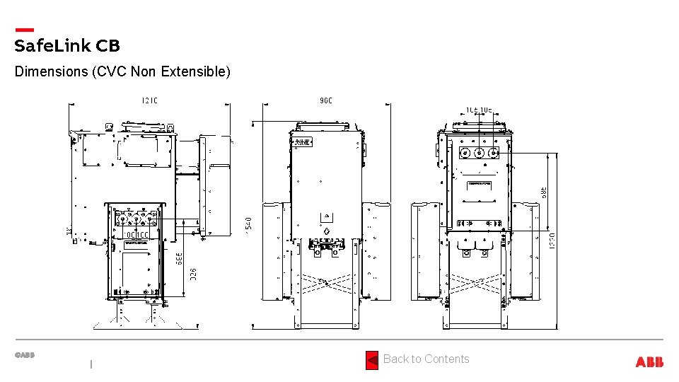 Safe. Link CB Dimensions (CVC Non Extensible) Back to Contents 