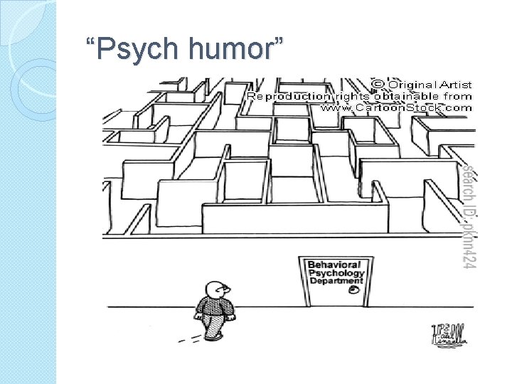 “Psych humor” 