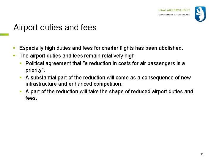 Airport duties and fees § Especially high duties and fees for charter flights has