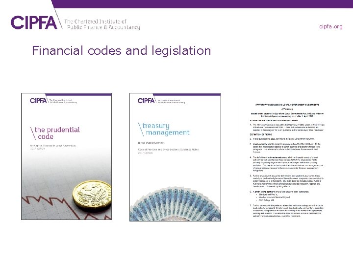 cipfa. org Financial codes and legislation 