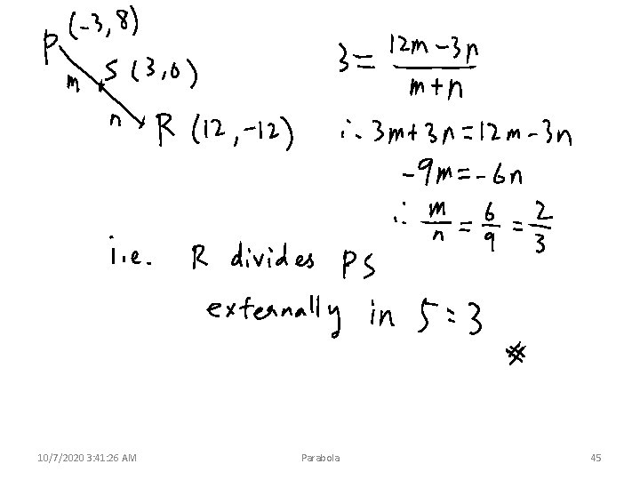 10/7/2020 3: 41: 26 AM Parabola 45 