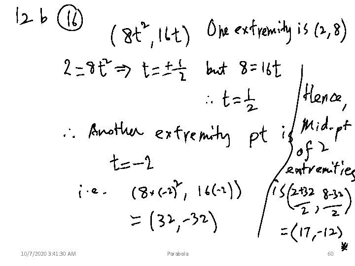 10/7/2020 3: 41: 30 AM Parabola 60 