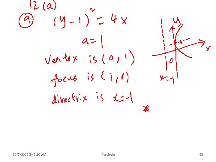 10/7/2020 3: 41: 30 AM Parabola 63 