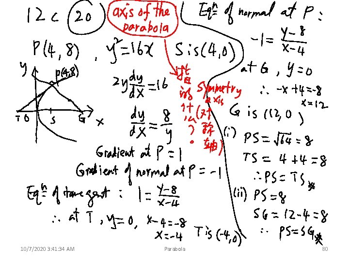 10/7/2020 3: 41: 34 AM Parabola 80 