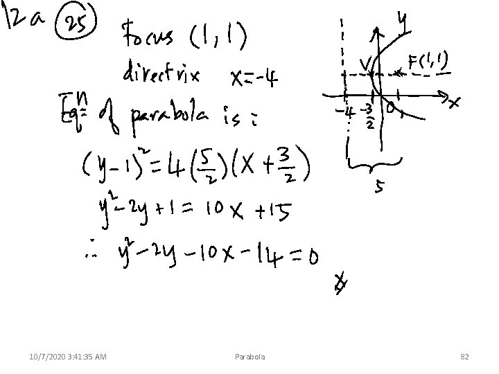 10/7/2020 3: 41: 35 AM Parabola 82 