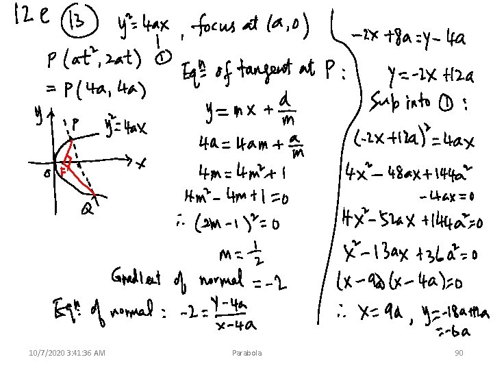 10/7/2020 3: 41: 36 AM Parabola 90 