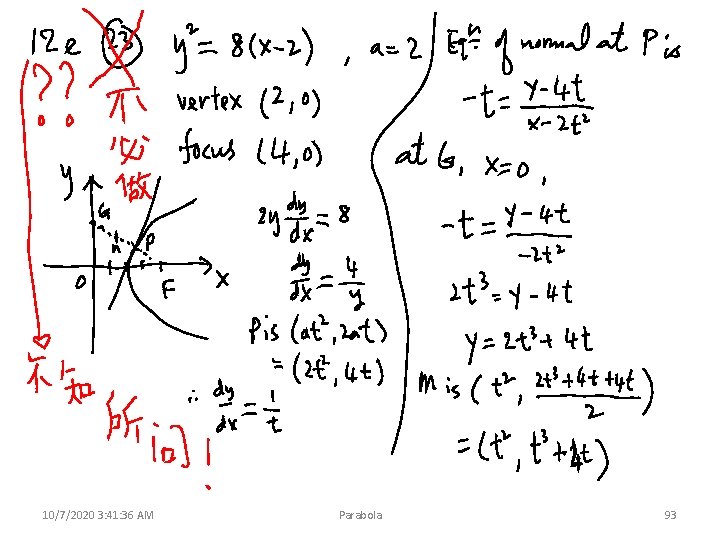 10/7/2020 3: 41: 36 AM Parabola 93 