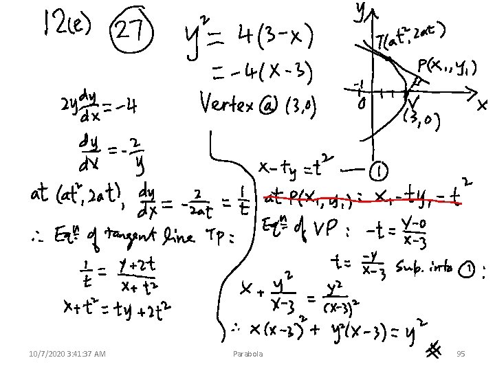 10/7/2020 3: 41: 37 AM Parabola 95 