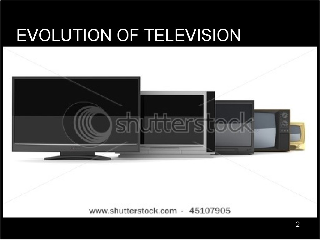 EVOLUTION OF TELEVISION 2 